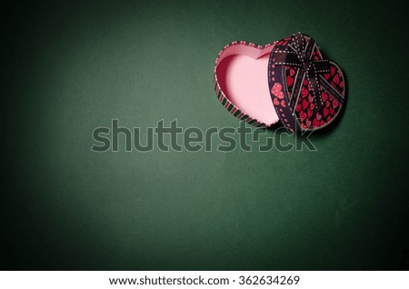 Valentine's Day. Heart on a wooden background