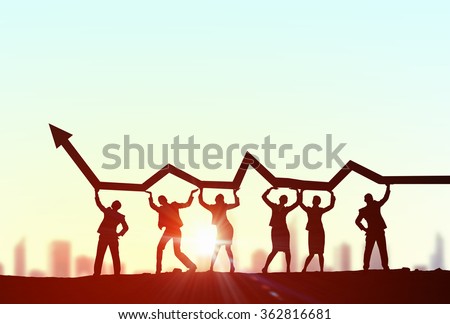 Cooperate for successful work Royalty-Free Stock Photo #362816681