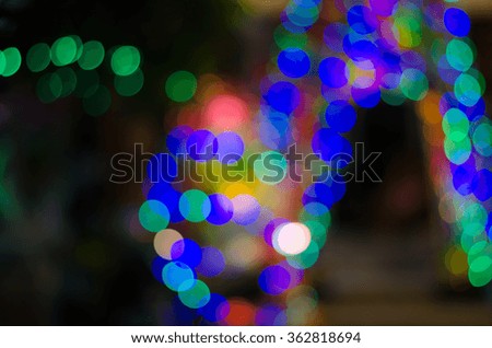 Pictures of blurred lights background bokeh.