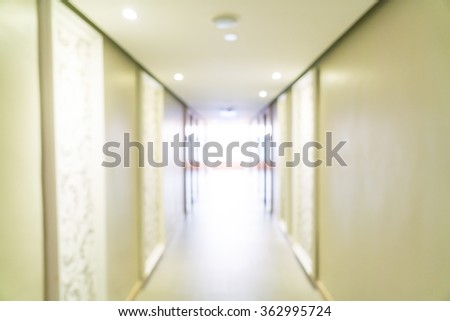 Blur luxury hotel lobby interior background - Filter effect processing