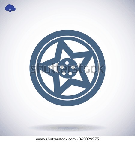 wheel disks icon