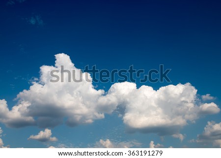 Clouds with blue sky Royalty-Free Stock Photo #363191279