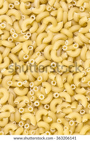 background raw pasta is photographed close-up