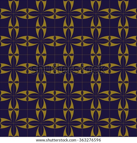Elegant antique background image of curve cross geometry pattern.
Antique background image patterns can be used for wallpaper, web page background, surface textures.
