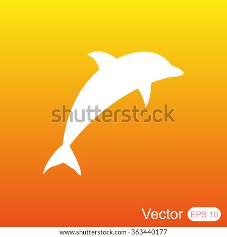 dolphin vector icon