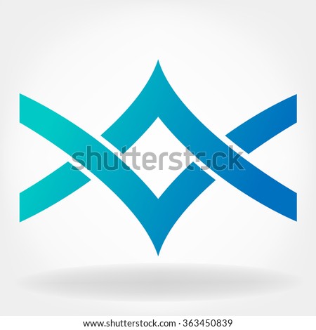 Abstract logo. Business symbol. Vector illustration.