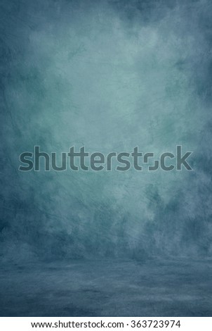 Painted cloth studio background of canvas or muslin, purple and pink dramatic color shades, floor area included, suitable for full length work. Royalty-Free Stock Photo #363723974