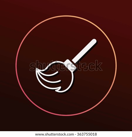 cleaning brush icon