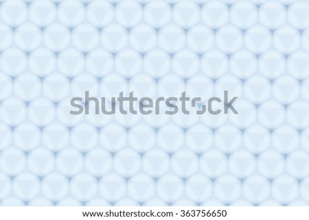 Hexagon glossy Blue cell pattern abstract background