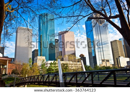 A view of Houston Texas Royalty-Free Stock Photo #363764123