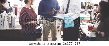Business People Communication Brainstorming Working Concept