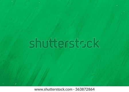 abstract green paint brush strokes watercolor background on white paper