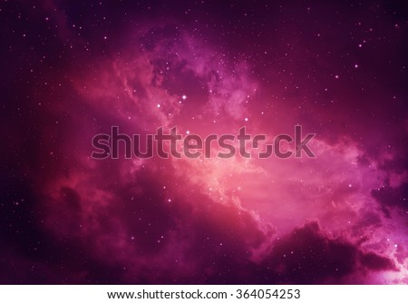 Space of night sky with cloud and stars. Royalty-Free Stock Photo #364054253