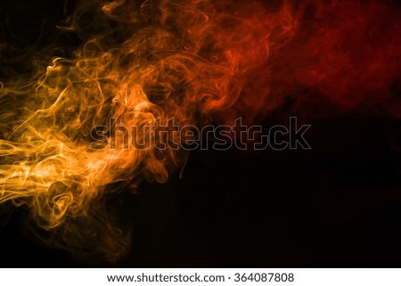 Smoke texture red and orange color pattern