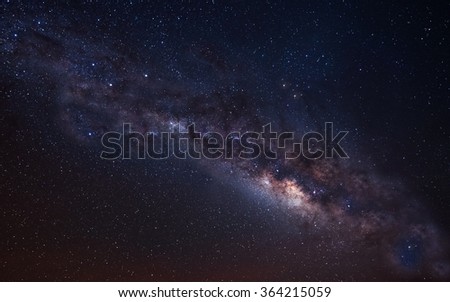 Infinite space background with milky way. This image elements furnished by NASA.