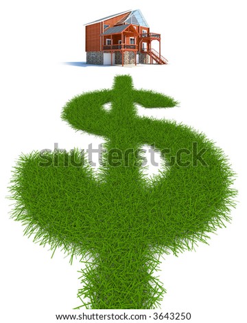 Green way in form a dollar to new house