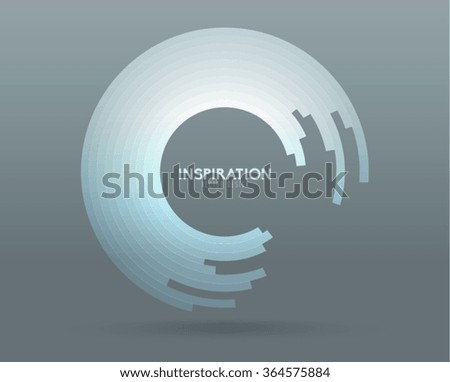 Abstract Circle Vector Design
