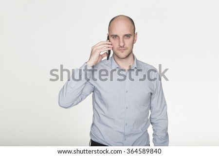 Talking to a client on the phone