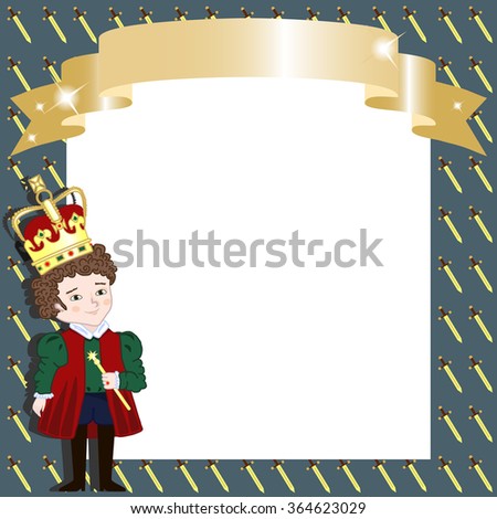 Little Prince Background Vector Illustration EPS10