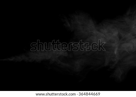 Abstract art. Grey smoke hookah on a black background. Inhalation. Steam Generator. The concept of aromatherapy.