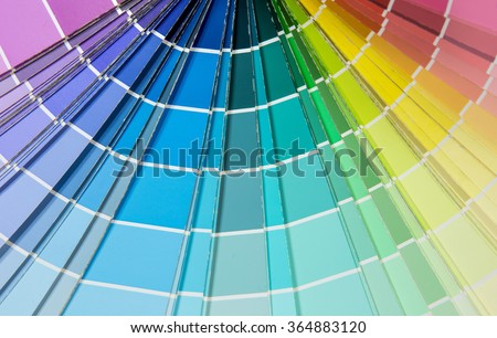 background of color paper chart