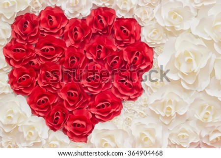 Valentine roses background