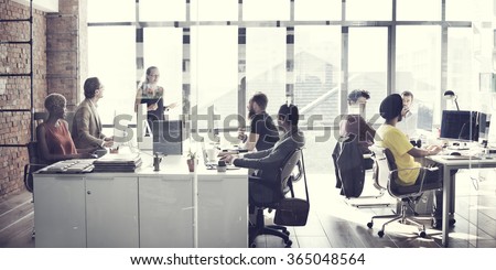 Business team Meeting Working Talking Concept Royalty-Free Stock Photo #365048564