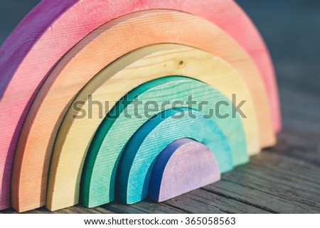 Wooden Rainbow