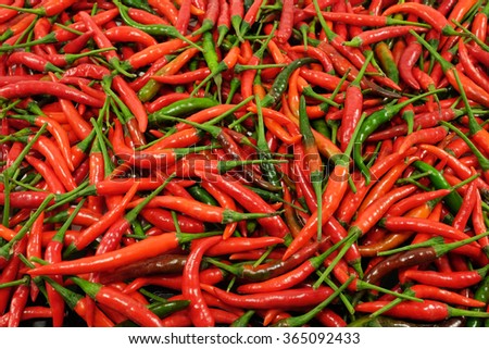 Red Chillies Background