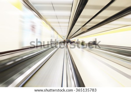 Metro Subway blurred background