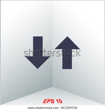 Two way traffic sign vector icon.