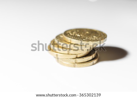 Euro coins. Euro money. Euro currency.