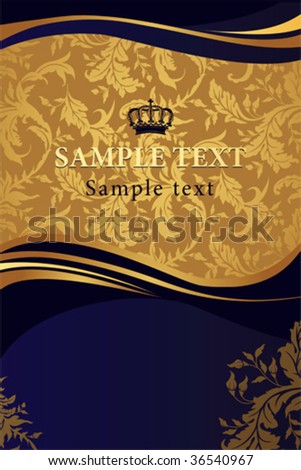 Abstract design background. All elements and textures are individual objects. Vector illustration scale to any size.