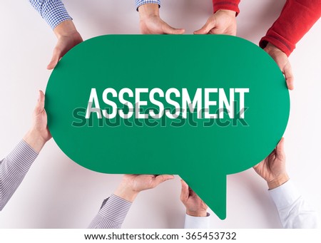 Group of People Message Talking Communication ASSESSMENT Concept
