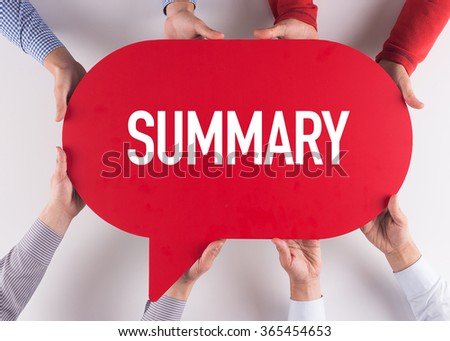 Group of People Message Talking Communication SUMMARY Concept Royalty-Free Stock Photo #365454653