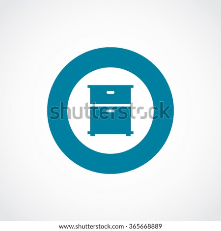 cupboard icon, on white background