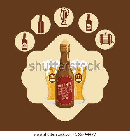 Beer icon design 