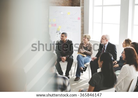 Business Group Seminar Meeting Concept Royalty-Free Stock Photo #365846147