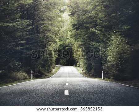 Road Travel Journey Nature Scenic Concept Royalty-Free Stock Photo #365852153