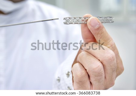 Heart Stent Royalty-Free Stock Photo #366083738