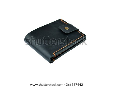 leather wallet , purse