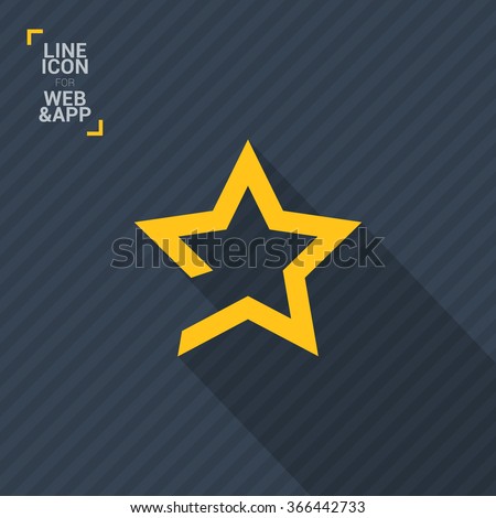 star icon. Leader, winner, boss, rank, medal, sport logo, competition, sky symbol, astrology, military, troops. Isolated minimal single flat icon in black and white colors.