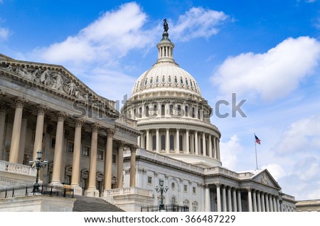 US Capitol Building - Washington DC - USA Royalty-Free Stock Photo #366487229