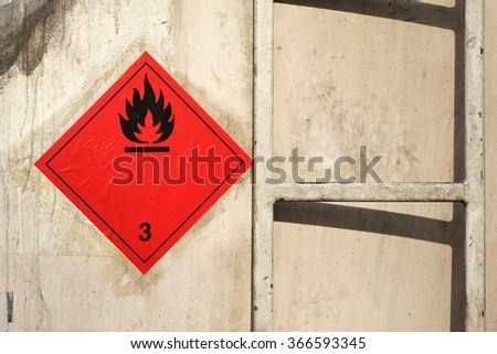 pictogram for chemical hazard: flammable liquids