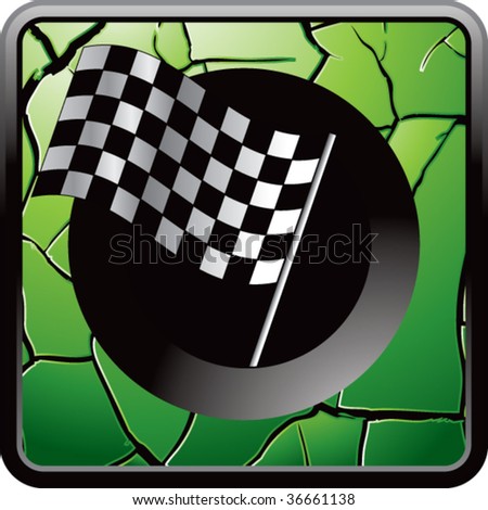 checkered flag on interesting web button