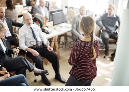 Seminar Meeting Office Working Corporate Leadership Concept Royalty-Free Stock Photo #366657455