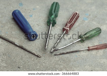tools screwdriver with wrench