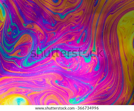Psychedelic multicolored soap bubble abstract background