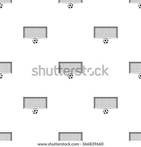 Soccer goal and ball Sport icon