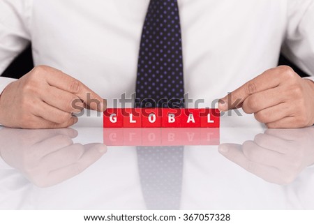 Word GLOBAL with blocks